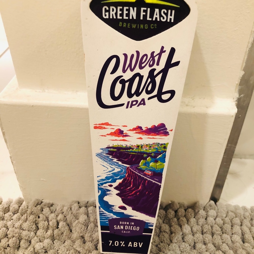 Green Flash West Coast IPA Tap Handle